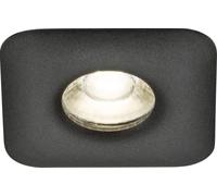 KnightsBridge Odina Single Fixed Square Downlight Black