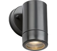 Knightsbridge Eamon - 230V IP54 GU10 Polycarbonate Single Wall Light - Anthracite