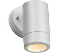 Knightsbridge Ea1W Eamon Outdoor Ip54 Polycarbonate Single Wall Light In A White Finish