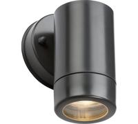 Knightsbridge EAMON - 230V IP54 GU10 Polycarbonate Single Wall light - Anthracite - EA1A