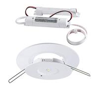 Knightsbridge Emergency Downlight, 3 W, Green,70-130mm