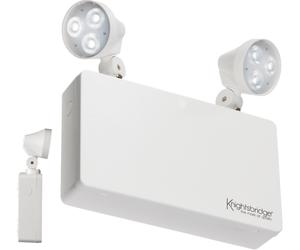 Knightsbridge EMTWINLPC 230V IP20 6W LED Twin Spot Emergency Light