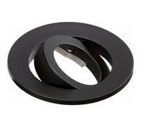 KnightsBridge Evolve Fire Rated Twist & Lock Downlight Tilt Trim Bezel - Black