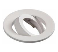KnightsBridge Evolve Fire Rated Twist & Lock Downlight Tilt Trim Bezel - Matt White