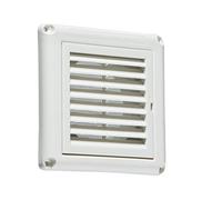 Knightsbridge EX009W 100mm/4 Extractor Fan Grille with Fly Screen-White