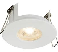 Knightsbridge FireNova IP20 Fixed GU10 Fire-Rated Open-Back Downlight - Matt White