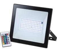 Knightsbridge FLG50RGB 230V IP65 50W RGB LED Black Die-Cast Aluminium Floodlight