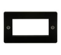 KnightsBridge Flat Plate 4G modular faceplate - gunmetal