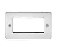 Knightsbridge FP4GPC Flat Plate Modular Faceplate,