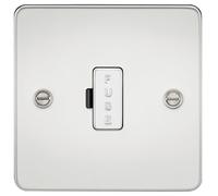 Knightsbridge FP6000PC FPAV6000PC Flat Plate 13A Fused Spur Unit-Polished Chrome
