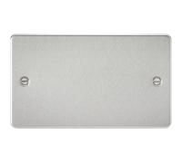 Knightsbridge FP8360BC FP8360 FPAV8360BC Flat 2G Blanking Plate-Brushed Chrome