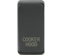Knightsbridge GDCOOKAT Switch Cover "COOKER HOOD" - Anthracite