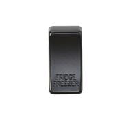 Knightsbridge GDFRIDMB Switch Cover "FRIDGE/FREEZER" - Matt Black