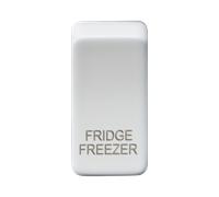 Knightsbridge GDFRIDMW Switch Cover "FRIDGE/FREEZER" - Matt White
