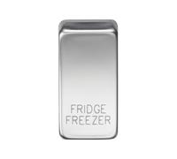 Knightsbridge GDFRIDPC Switch Cover "FRIDGE/FREEZER" - Polished Chrome
