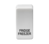 Knightsbridge GDFRIDU Switch Cover "FRIDGE/FREEZER" - White