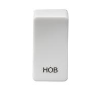 Knightsbridge GDHOBU Switch Cover "HOB" - White