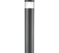 KNIGHTSBRIDGE 230V IP54 GU10 Garden Post Light/Bollard-1100MM, Stainless Steel, Black