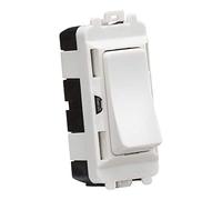 Knightsbridge GDM001U SP Grid Module, 20AX, 2 way, White
