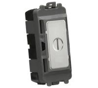 Knightsbridge GDM009BC 20AX 2 Way SP Key Module - Brushed Chrome