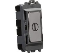 Knightsbridge GDM009BN 20AX 2 Way SP Key Module - Black Nickel