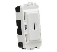 Knightsbridge GDM009U 20AX 2 Way SP Key Module - White