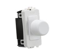 1G 2-Way 10-200W (10-100W LED) Trailing Edge dimmer - matt White