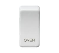 Knightsbridge GDOVENMW Switch Cover "OVEN" - Matt White