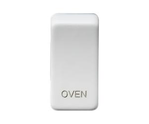 Knightsbridge GDOVENMW Switch Cover "OVEN" - Matt White