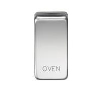 Knightsbridge GDOVENPC Switch Cover "OVEN" - Polished Chrome