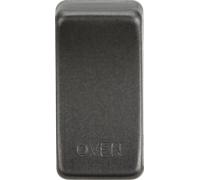 Knightsbridge GDOVENSB Switch Cover "OVEN" - Smoked Bronze