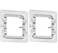 Knightsbridge GDS001F 1-2G Grid mounting Frame for Screwless, Grey (Pack of 2)