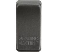 Knightsbridge GDWASHSB Switch Cover "WASHING MACHINE" - Smoked Bronze