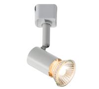 Knightsbridge GU10 Adjustable Track Cylindrical Spotlight in White