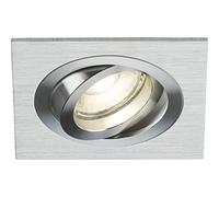 Knightsbridge AMA1TSBC Ambar Single Tilt Square Downlight Brushed Chrome