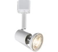 Knightsbridge GU10 Track Lampshade Spotlight in White