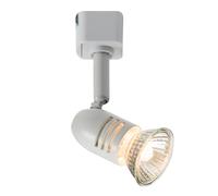 Knightsbridge GU10 Track Rounded Bullet Spotlight in White