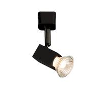 Knightsbridge GU10 Track Square Spotlight in Black