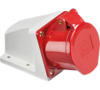 Knightsbridge IN0019 415V IP44 16A Angled Surface Mount Socket 3P+N+E