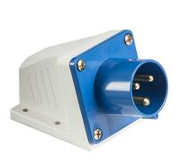 KnightsBridge 240V IP44 16A 3 Pin Male Inlet