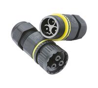 Knightsbridge IP68 16A Plug and Socket Cable Connector (3-Pole) - JB0011