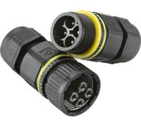 Knightsbridge JB0012 IP68 16A Plug and Socket Cable Connector (4-Pin)