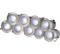 Knightsbridge KIT16W IP65 230 V LED Kit, Plastic, Silver/White, 6000 K, Pack of 10
