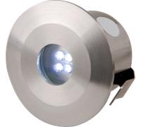 Knightsbridge KIT4B IP44 Stainless Steel LED Kit 4 x 0.5W Blue LEDs
