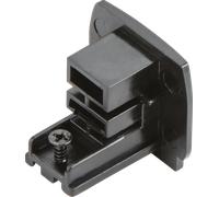 Knightsbridge KLECBK K-LINE 230V 3-Circuit Track Dead End Cap - Black