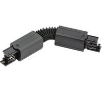 Knightsbridge KLFLBK K-LINE 230V 3-Circuit Track Flexible Connector - Black