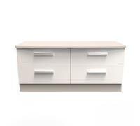 Knightsbridge Large Chest of Drawers Off-White 4 Drawers 112cm