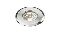 Knightsbridge LDGL5 LED Stainless Steel Recessed Ground Light, 230 V, IP65, 5 W, 3000K, Warm White, LDGL