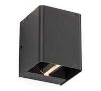 KnightsBridge IP65 2 x 6W LED Up/Down Wall Light - Anthracite