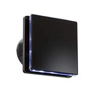 Knightsbridge LED Backlit Extractor Fan with Overrun Timer in Black